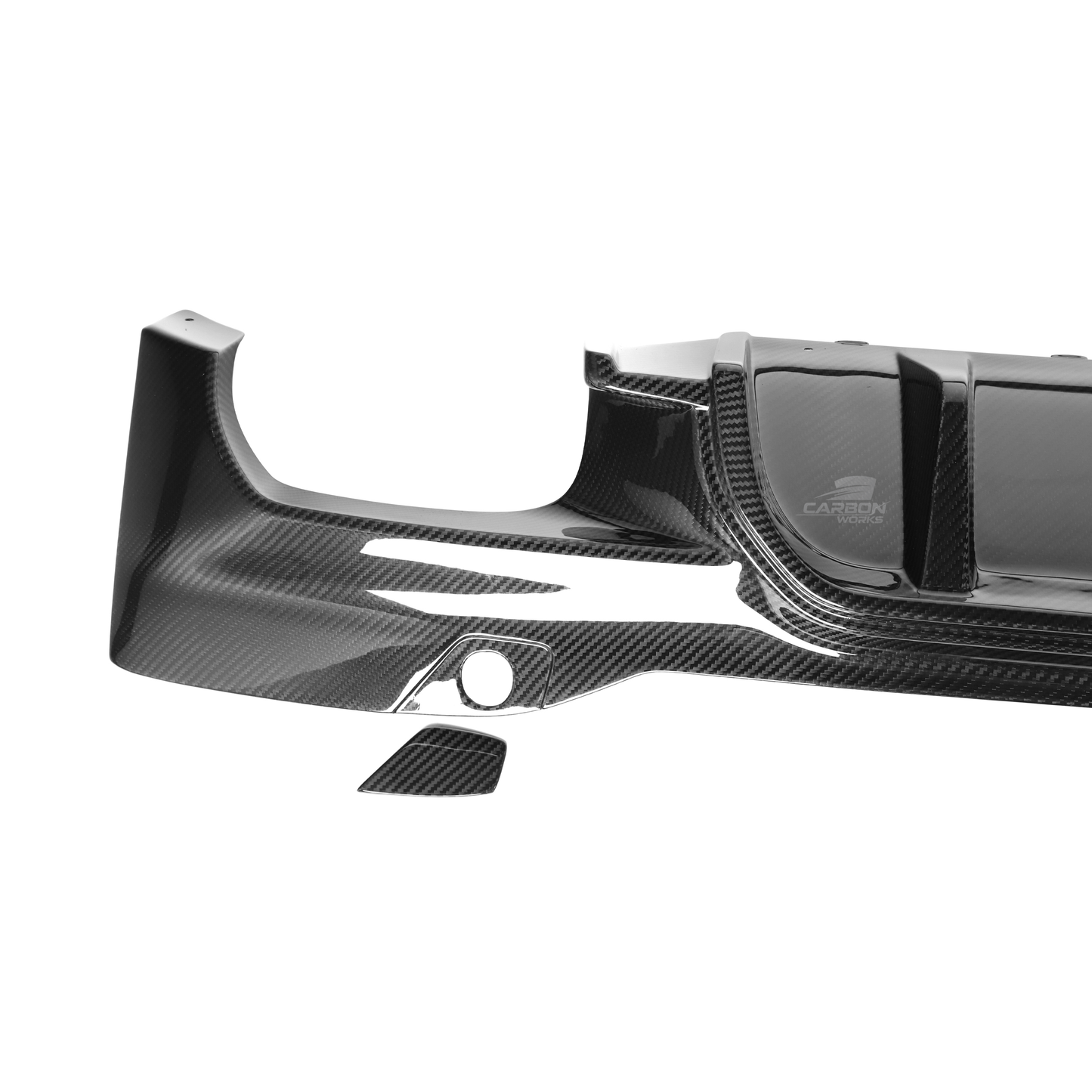 DRY Carbon Fiber Rear Diffuser with LED I F90 M5