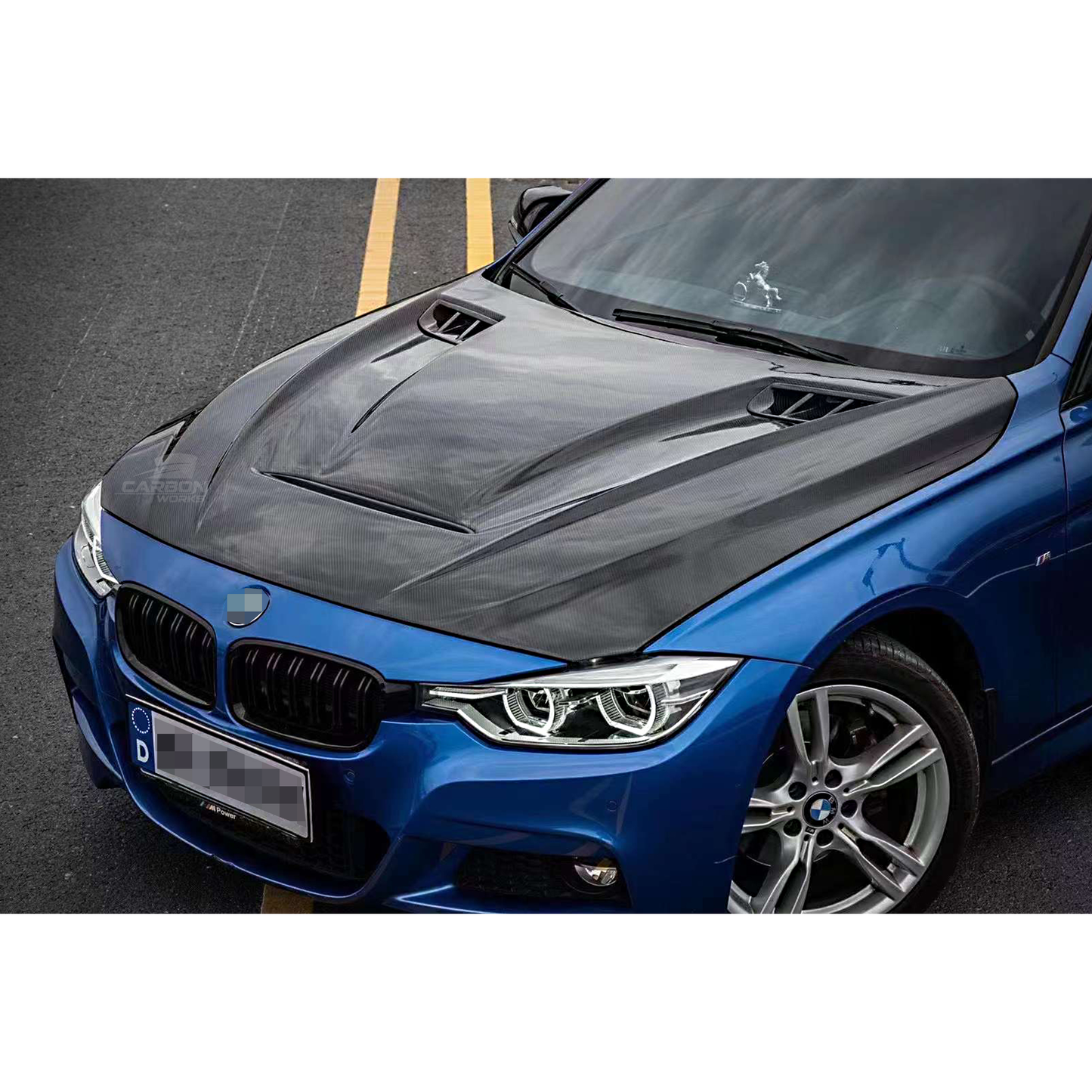 MBJ Type Dry Carbon Fiber Bonnet | F30 F31 M-Sport F80 M3 F82 F83 M4
