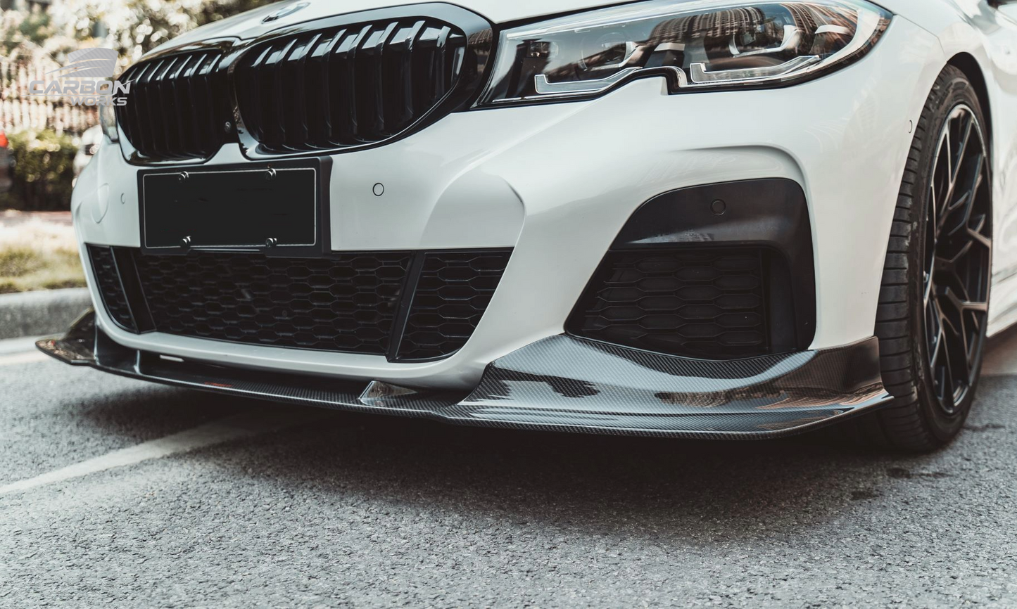 Carbon Fiber Front Splitter Lip I G20 G21 pre-LCI M-sport