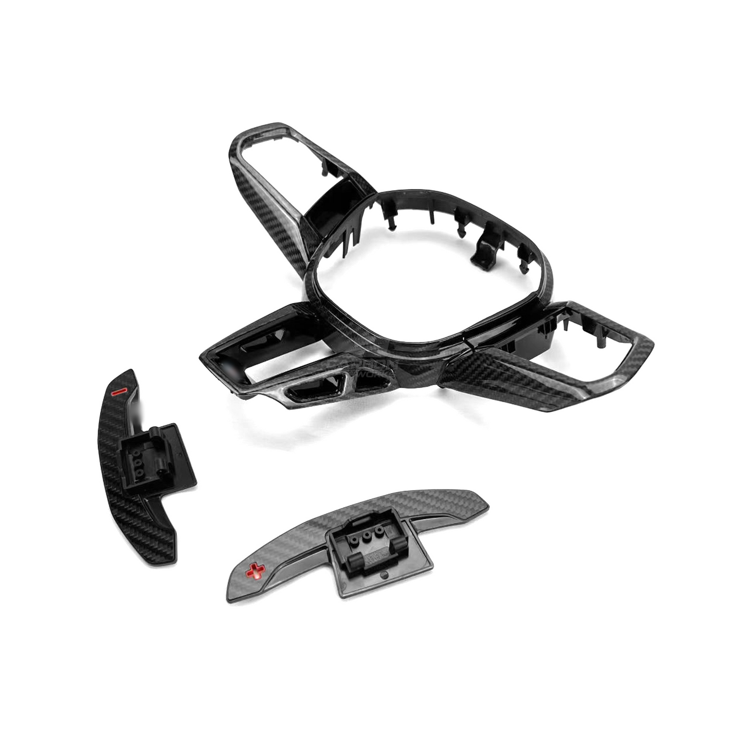 DRY Carbon Fiber Replaceable Steering Wheel Components I G60 G90 G99