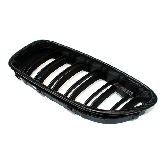 Carbon Fiber Double Slat Kidney Grilles I F06 F12 F13