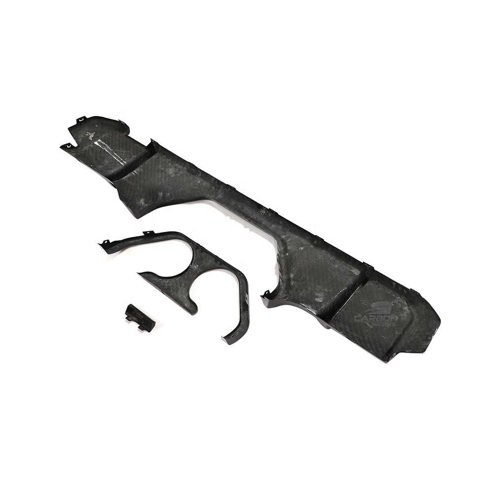 DRY Carbon MP Style Rear Diffuser With Exhaust Trims I G80 G81 G82 G83