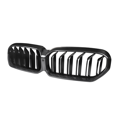 DRY Carbon Fiber Double Slat Style Front Grille | F90 M5 G30 M-Sport