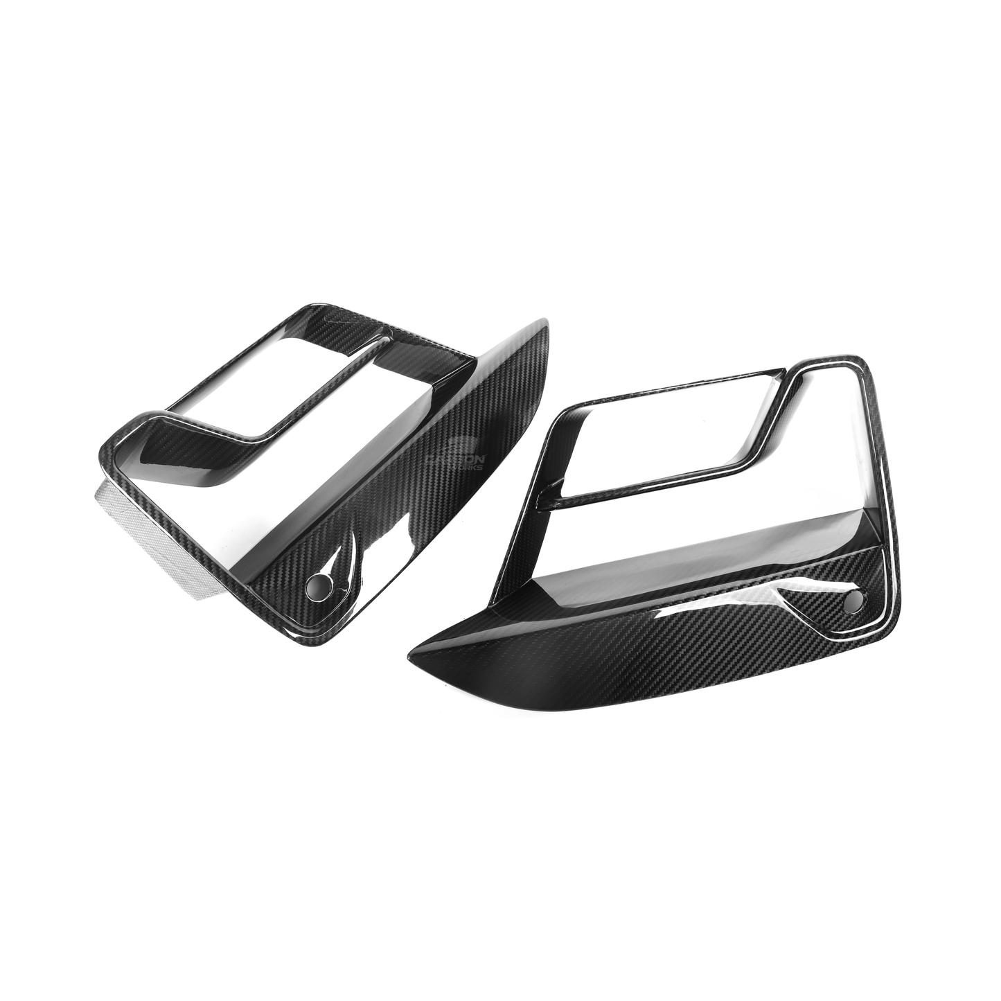 DRY Carbon Fiber CS Style Front Bumper Fog Light Cover | F90 M5