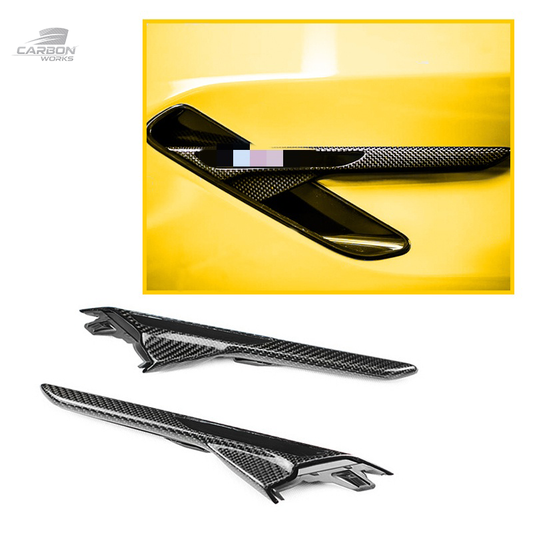 Carbon Fiber Side Fender Cover Trim Replacement | F90 M5