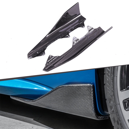 MP Style Carbon Fiber Short Side Skirts | F87 M2