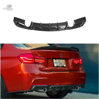 Carbon Fiber M Tech Rear Diffuser | F30 M-Sport 2012-2018