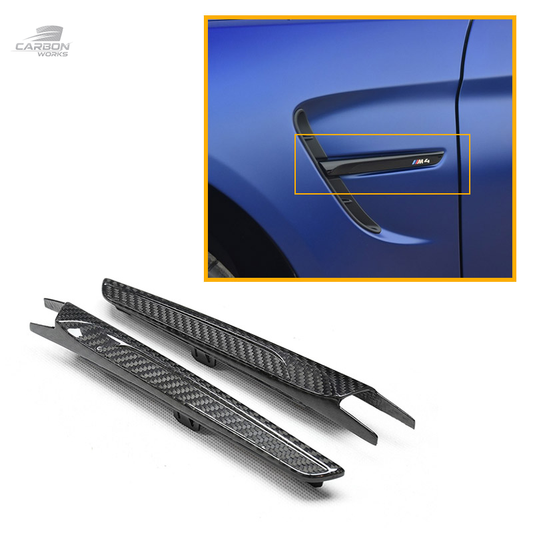 Carbon Fiber Side Fender Vent Trim | F80 M3 F82 M4