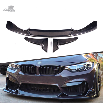 Carbon Fiber LT Style Front Lip | F80 M3 F82 M4