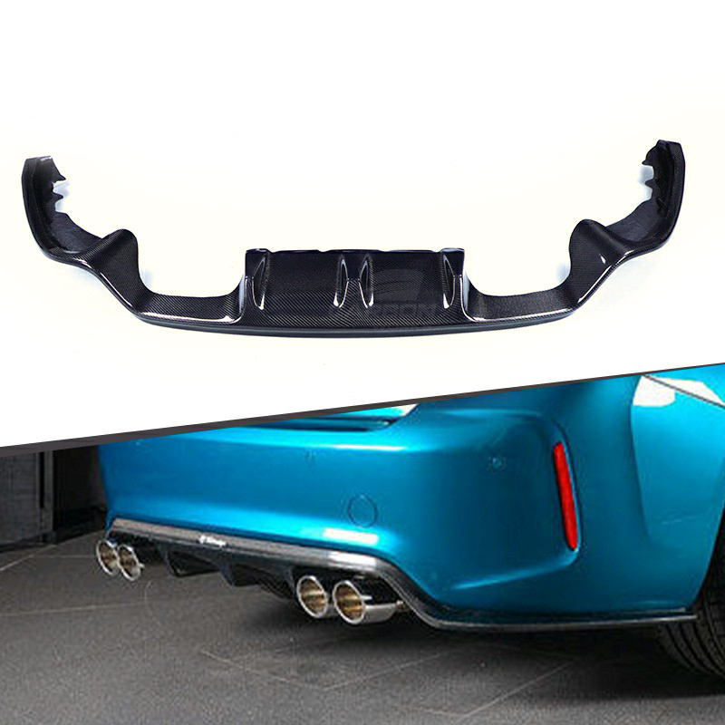 Carbon Fiber 3D Type Rear Diffuser | F87 M2 (Comp/CS)