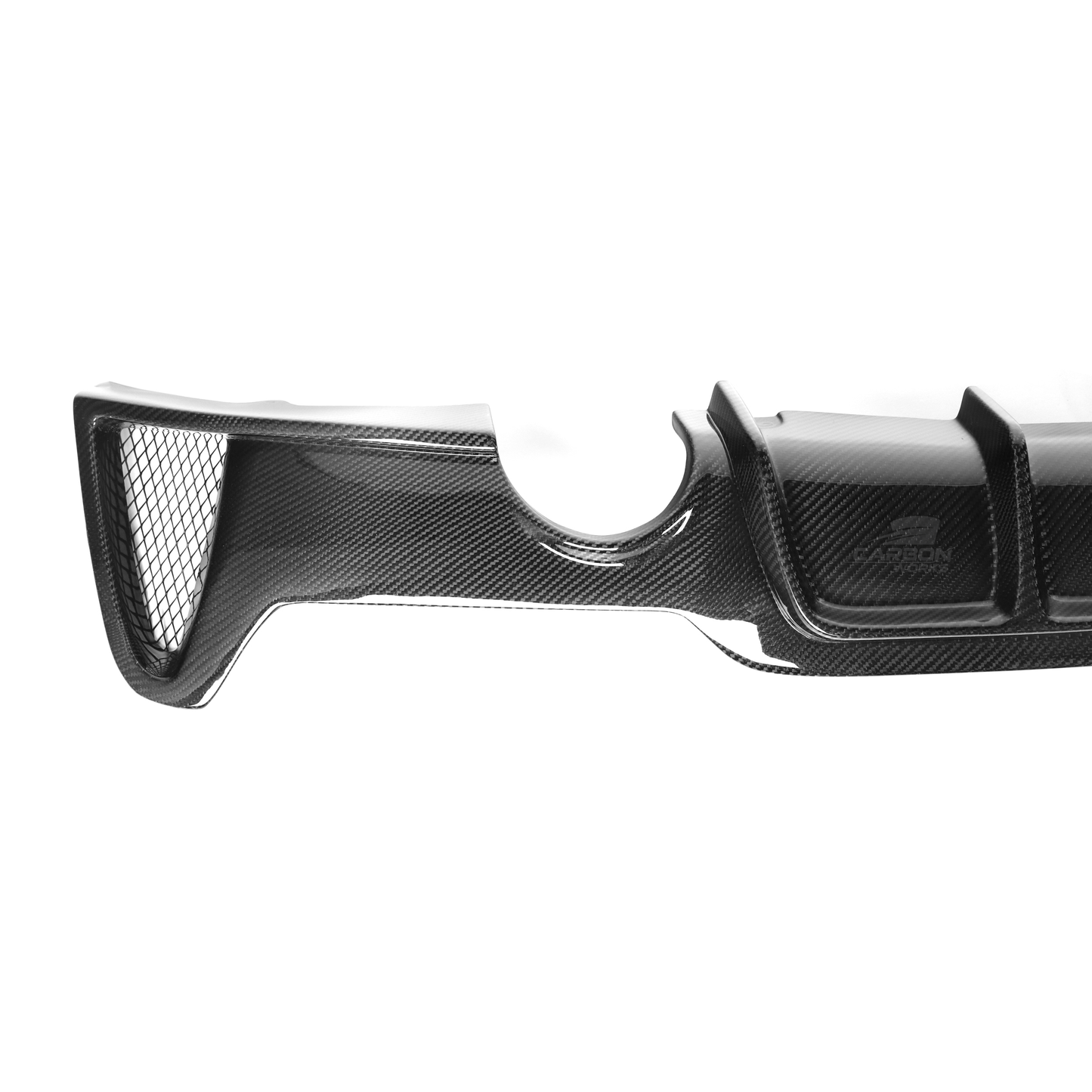 Carbon Fiber MP Style Rear Diffuser with LED | F32 F33 F36 M-Sport