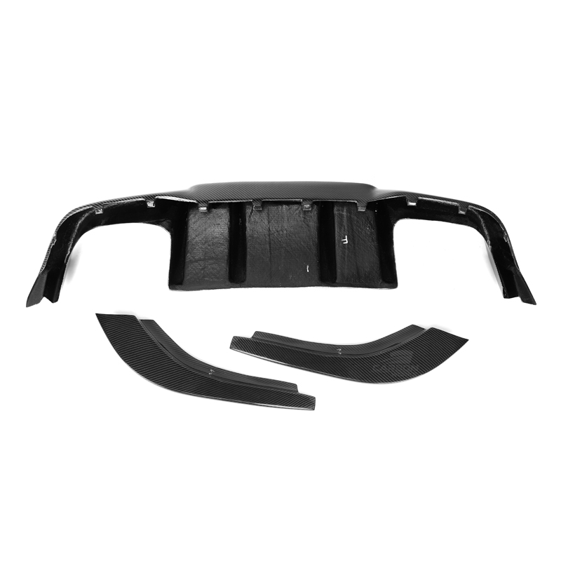 Carbon Fiber V Style 3PCS Rear Diffuser | F87