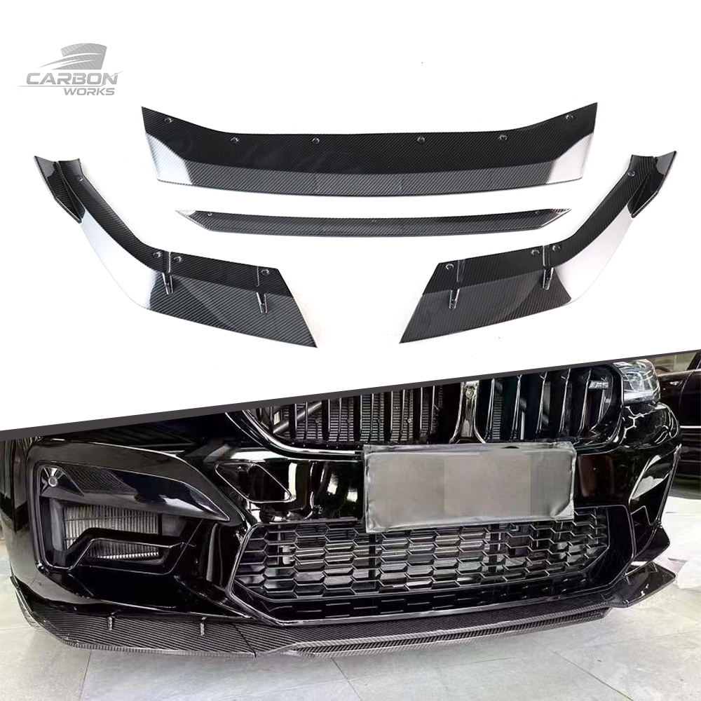 Carbon Fiber MT Style 4PCS Front Lip I F90 M5