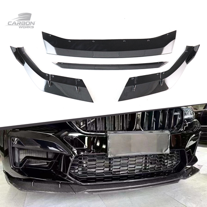 Carbon Fiber MT Style 4PCS Front Lip I F90 M5