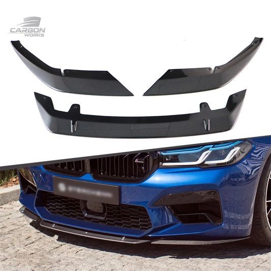 Carbon Fiber ST Style 3PCS Front Lip I F90 M5