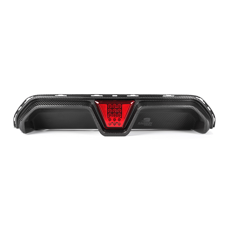 Carbon Fiber CS Style Rear Diffuser with LED I F90 M5