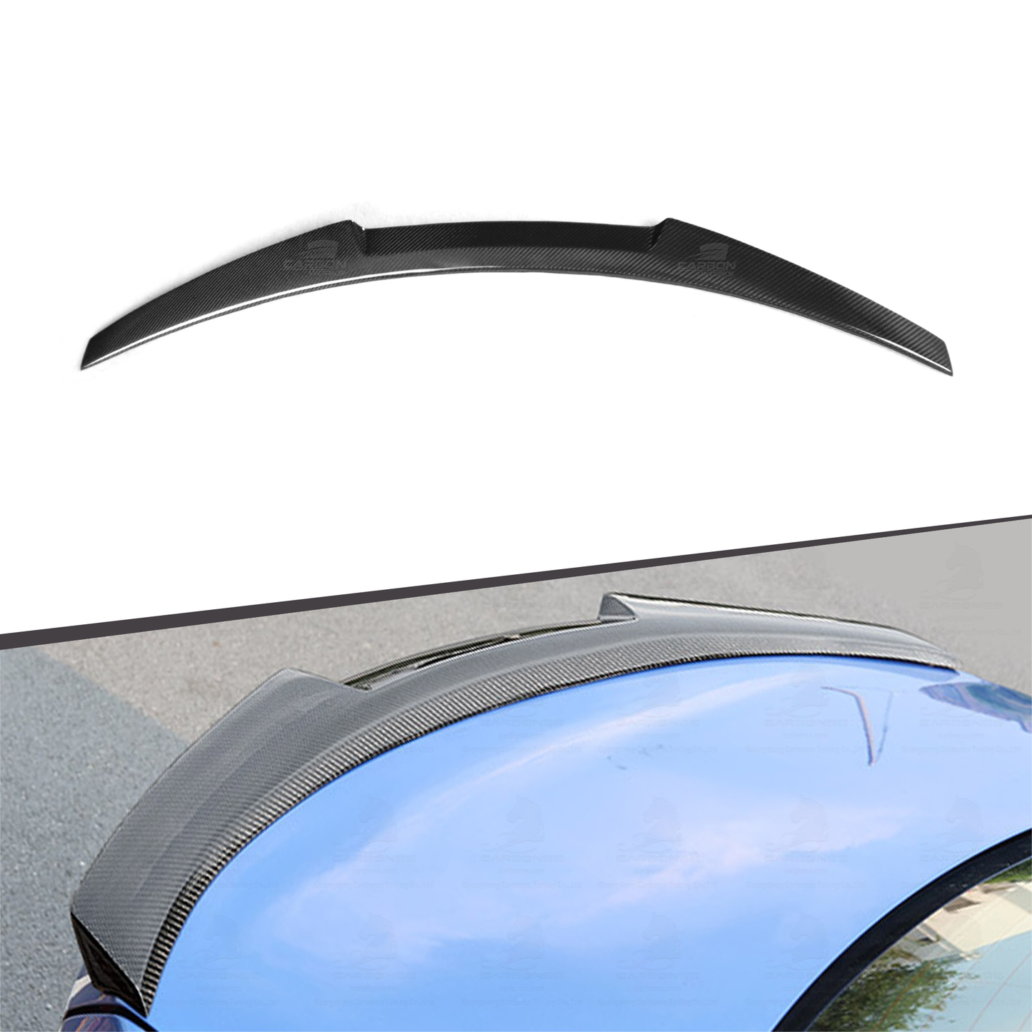 Carbon Fiber P Style Trunk Spoiler | F22 F87