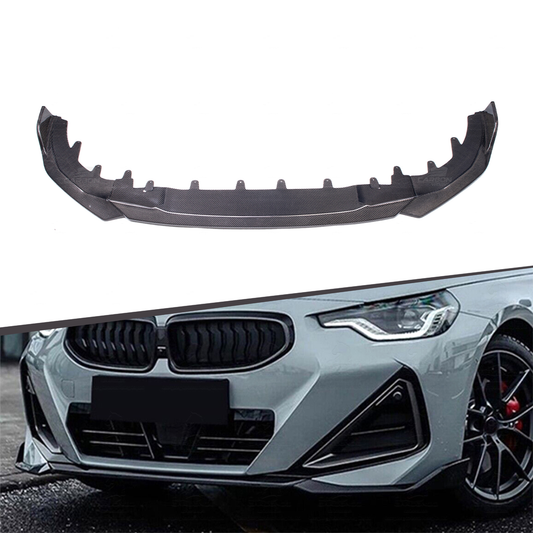 MP Style Carbon Fiber 3PC Front Bumper Lip | G42