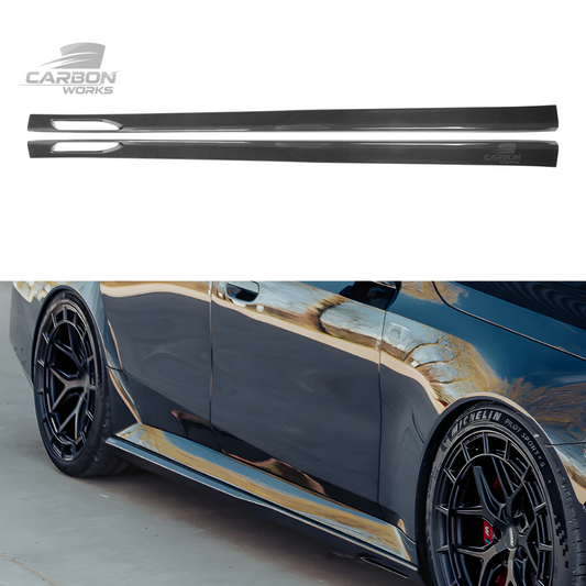 DRY Carbon Fiber SQ-A Style Side Skirts I G90 G99 M5
