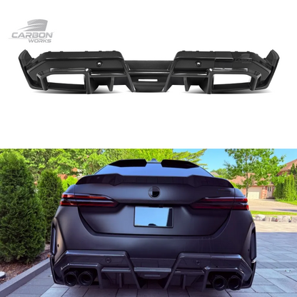 DRY Carbon Fiber SQ-B Style Rear Diffuser I G90 G99 M5
