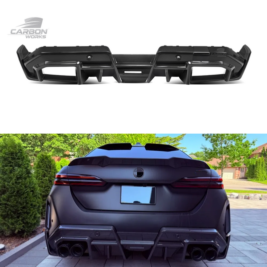 DRY Carbon Fiber SQ-B Style Rear Diffuser I G90 G99 M5