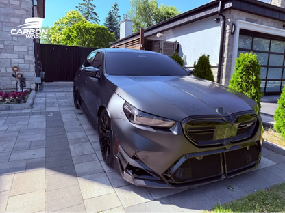 DRY Carbon Fiber SQ-B Style 3PC Front Lip I G90 G99 M5