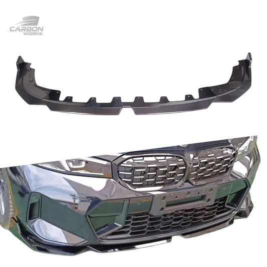 Carbon Fiber MP Type 3PC Front Lip I G20 G21 LCI M-sport