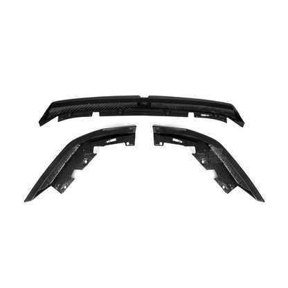 DRY Carbon Fiber SQ-B Style 3PC Front Lip I G90 G99 M5