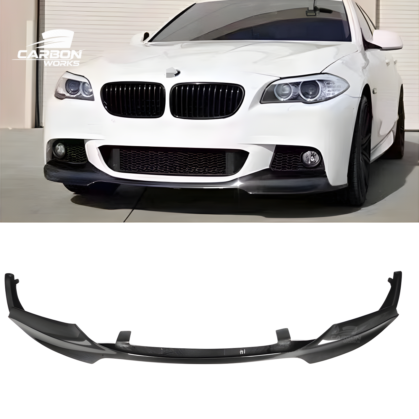 Carbon Fiber V Style Front Lip I F10 M-sport