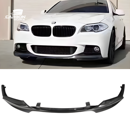 Carbon Fiber V Style Front Lip I F10 M-sport