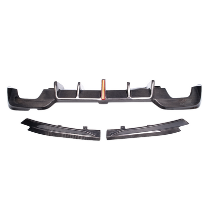 Carbon Fiber KBL Style Rear Diffuser with LED I G20 G21 pre-LCI M-sport