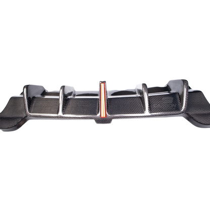 Carbon Fiber KBL Style Rear Diffuser with LED I G20 G21 pre-LCI M-sport