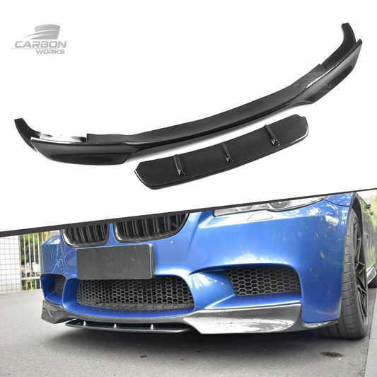Carbon Fiber V Type Front Lip I F10 M-sport