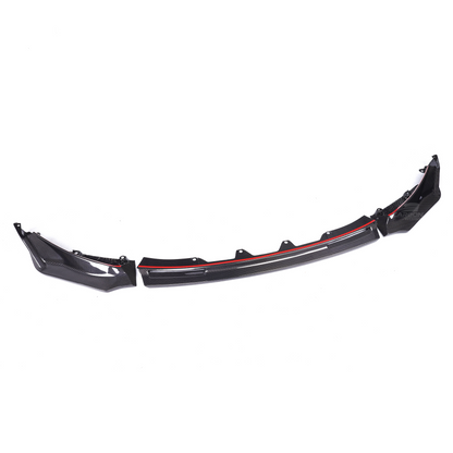 DRY Carbon Fiber 3PC V Style Front Lip I G80 G81 G82 G83