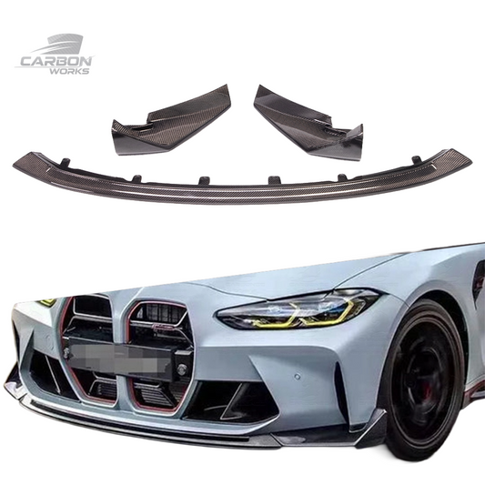 DRY Carbon Fiber 3PC CSL Style Front Lip I G80 G81 G82 G83