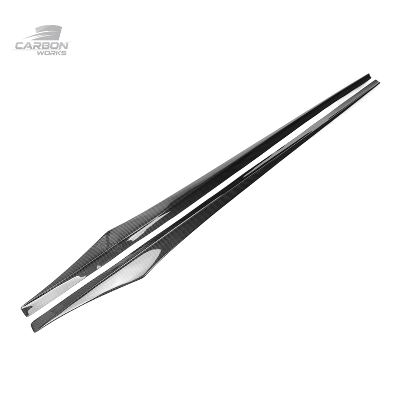 Carbon Fiber V Style Side Skirts I F12 F13 M6 Coupe