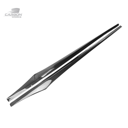 Carbon Fiber V Style Side Skirts I F12 F13 M6 Coupe