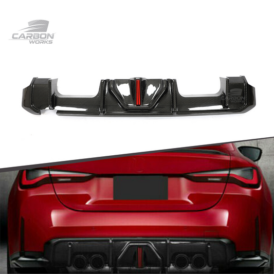 DRY Carbon LED Light Rear Diffuser I G80 G81 G82 G83