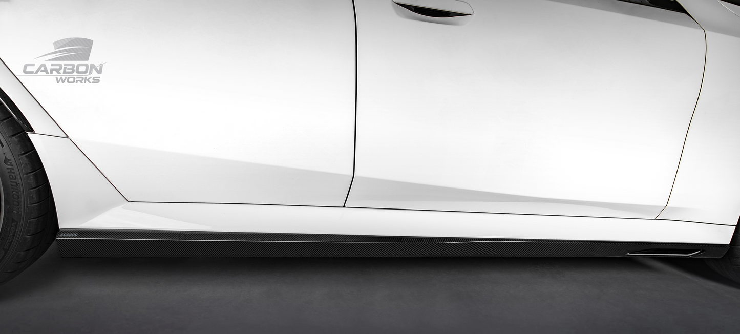 DRY Carbon Fiber SQ-A Style Side Skirts I G90 G99 M5