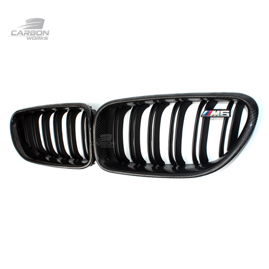 Carbon Fiber Double Slat Kidney Grilles I F06 F12 F13