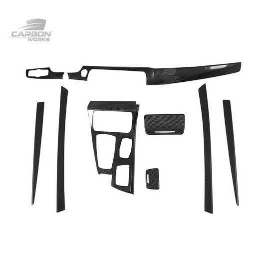 Dry Carbon Fiber 9 PCS Interior Trims I F10 F11