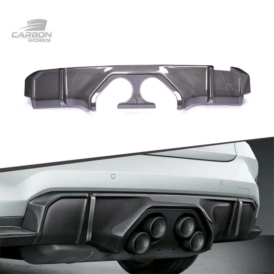 DRY Carbon MP Style Rear Diffuser With Exhaust Trims I G80 G81 G82 G83