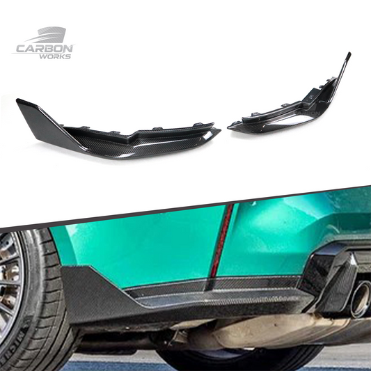 Carbon Fiber MP Style Rear Corner Splitters I G80