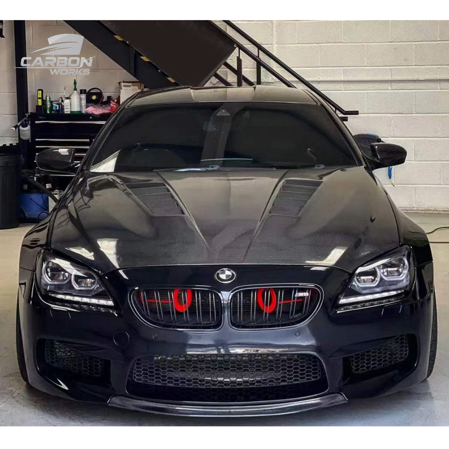 Carbon Fiber Double Side Vent Front Hood I F06 F12 F13 M6
