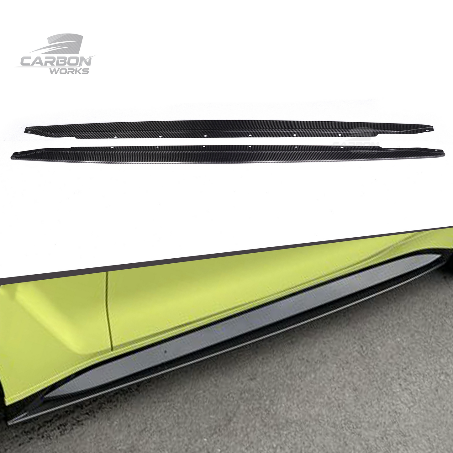 DRY Carbon Fiber MHC Style Side Skirts I G82 G83 G22