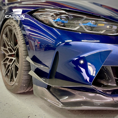 DRY Carbon VS Style Front Bumper Canards I G80 G81 G82 G83