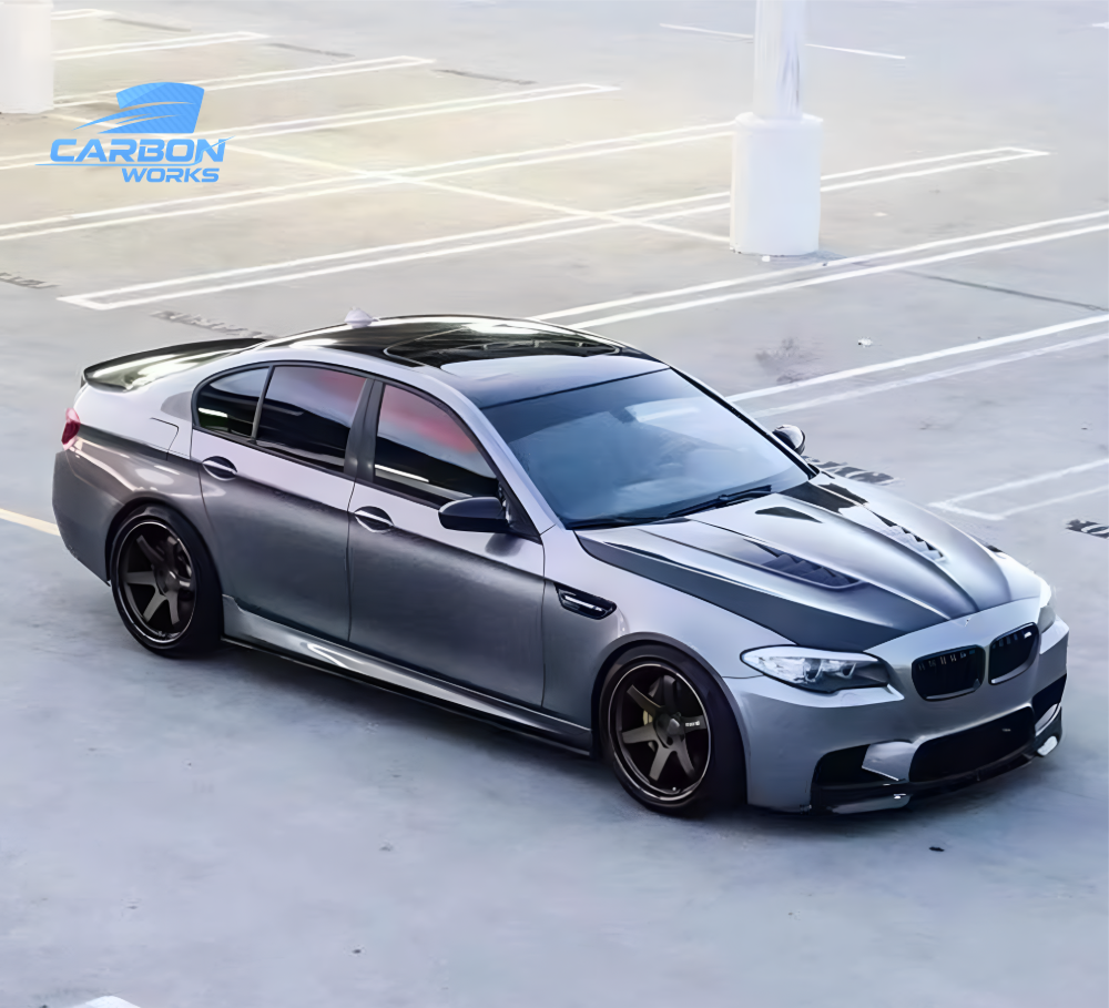 Carbon Fiber V Style Front Hood I F10 F11