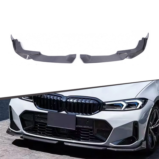 Carbon Fiber MP Type 2PC Front Lip I G20 G21 LCI M-sport