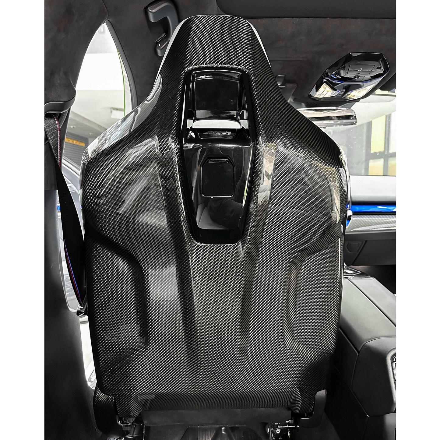 DRY Carbon Fiber Seat Interior Trims 2 PCS I G90 G99 M5