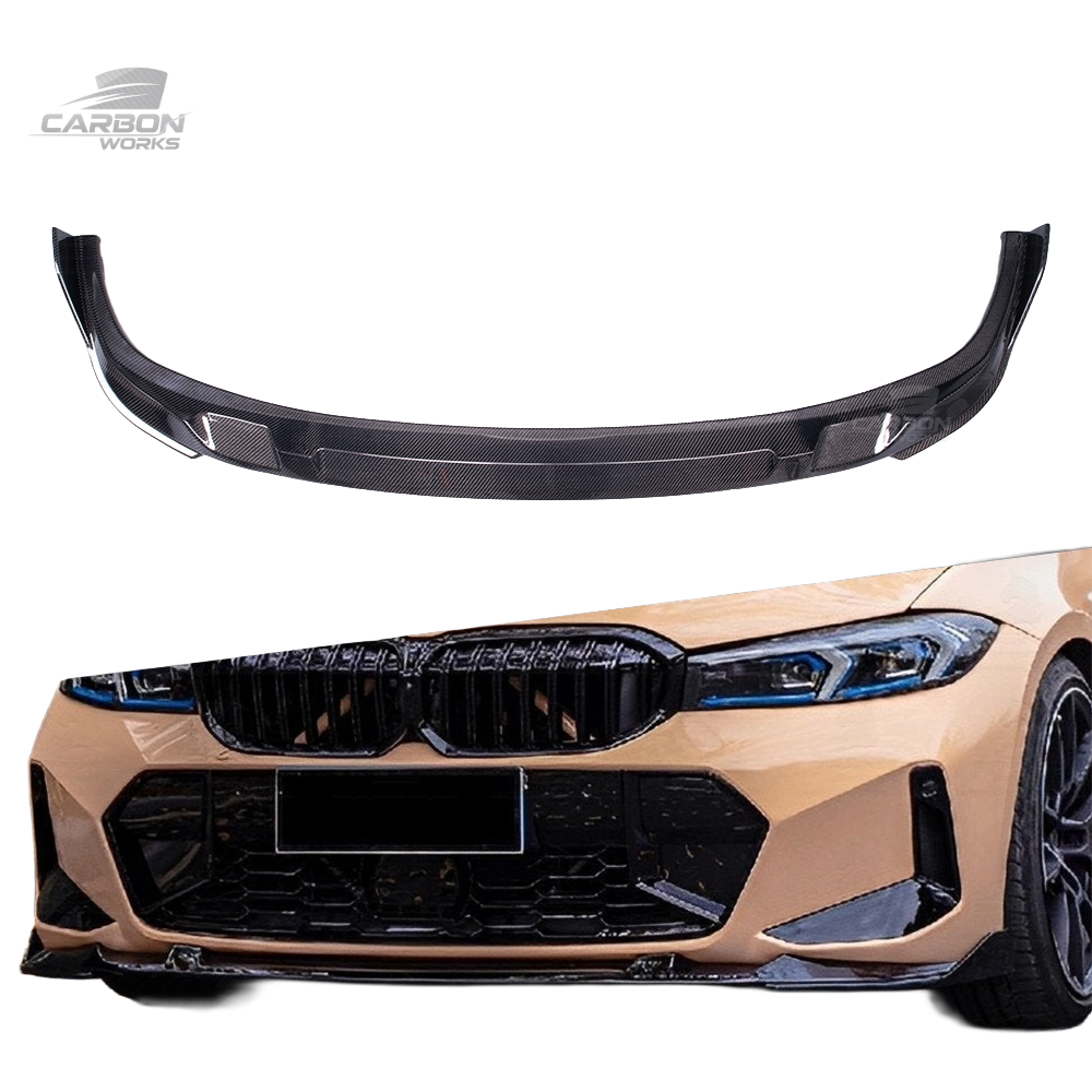 Carbon Fiber 3D Type Front Lip Fit for I G20 G21 LCI M-sport